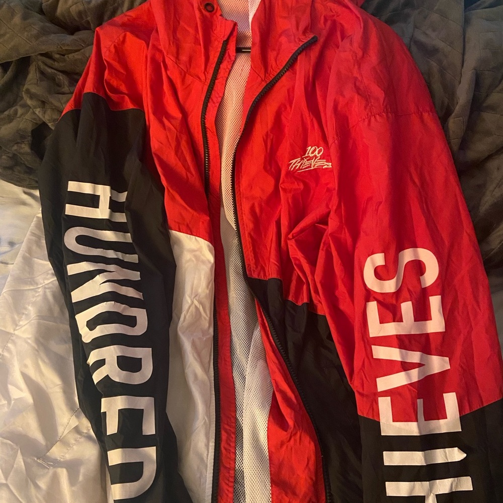 100 Thieves TRI Color Windbreaker